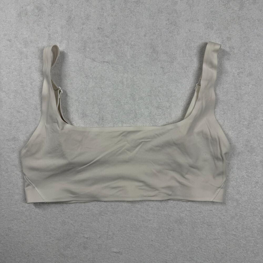 Lululemon Wundermost Ultra-Soft Nulu Scoop-Neck Bralette Bone Size 4?